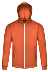 Azone Sepeda Bersepeda Jaket Tahan Air Windproof Angin Mantel Hujan Mantel (Orange)