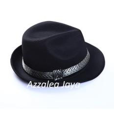 Azzalea Jaya- Topi-Hat Koboy-Fedora /Tompi-Traveling Pesta-Hitam Polos