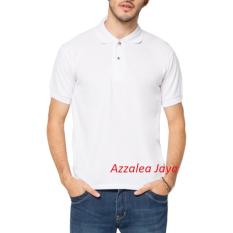 Azzalea-Kaos Polo Shirt Polos Pendek Pria Dan Wanita-Putih
