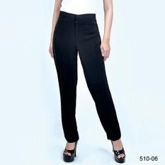 AZZR Katun OOTD Hijab Wanita Hitam 510-06