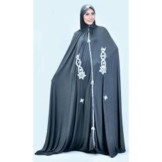 azzura 342-30 mukena wanita - spandek - bagus dan elegan (Abu-abu)