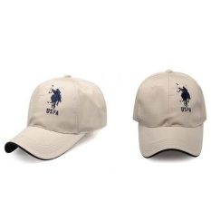 b0d0 panas rekreasi kota berkendara penting matahari topi Paulus POLO topi bisbol laki-laki topi golf topi (krem)-Intl