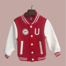 Baby Laki-laki Pakaian Anak Laki-laki Jaket 2017 Musim Semi Huruf Anak Laki-laki Lebih Tahan Dr untuk Anak-anak Merek Anak-anak Mantel untuk Anak Lelaki Bisbol Kapas-Intl