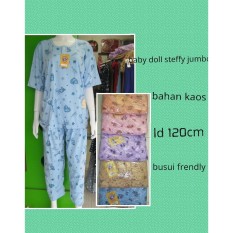 Baby doll CP jumbo / baju tidur big size busui kancing depan / setelan dewasa / piyama
