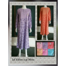 Baby doll daster lengan panjang, longdress busui menyusui bumil, baju tidur gamis harian syari murah