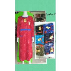 Baby doll gamis / baju tidur muslim harian / gamis busui kancing depan /grosir pakaian wanita murah