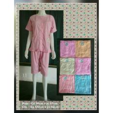 Baby doll kancing full, setelan baju tidur pendek kancing busui menyusui, piyama wanita cantik murah