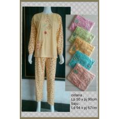 baby doll pp karina, set setelan baju tidur panjang wanita, supplier grosir pakaian cewek murah