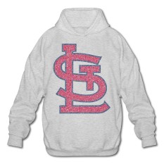 Badou Keren St. Louis Kardinal Laki-laki Hoodie Abu-Internasional