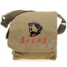 Bagi Orang-orang Untuk Melayani Ketua Mao Tas Retro Bahu Tas Tas Kanvas (Diaoyu Islands)