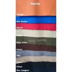 Bahan Kain Tornado Ripstop Cotton Katun Celana Baju Kemeja Seragam - 53Ad36