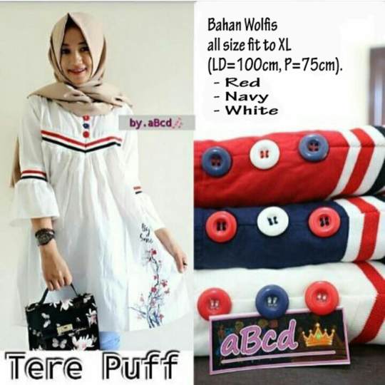 jual baju atasan blouse tunik wanita baju muslim blus muslim tere puff achmadshop di lazada jual baju atasan blouse tunik wanita baju muslim blus muslim tere puff achmadshop di lazada
