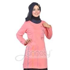 Baju Atasan Simple / Blues / Tunik Jannaty Terbaru Kode JNY-32