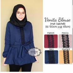 Baju Atasan Wanita Baju Murah Muslim Blouse Tunik Hijab Kode MC65014