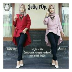 Baju atasan wanita murah muslim blouse tunik hijab