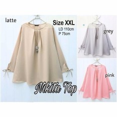 Baju Atasan Wanita / Nikita Blouse / Tunik Blus Muslim
