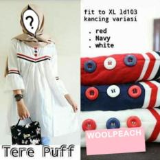 Baju Atasan Wanita Tere Puff Blouse Warna Putih