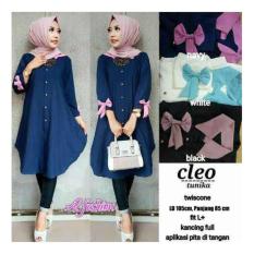 Baju Atasan Wanita Tunik Baju Muslim Blus Muslim Cleo Tunika