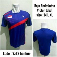 Baju Badminton Victor Vz13 Benhur Kaos Badminton Bulutangkis Lokal