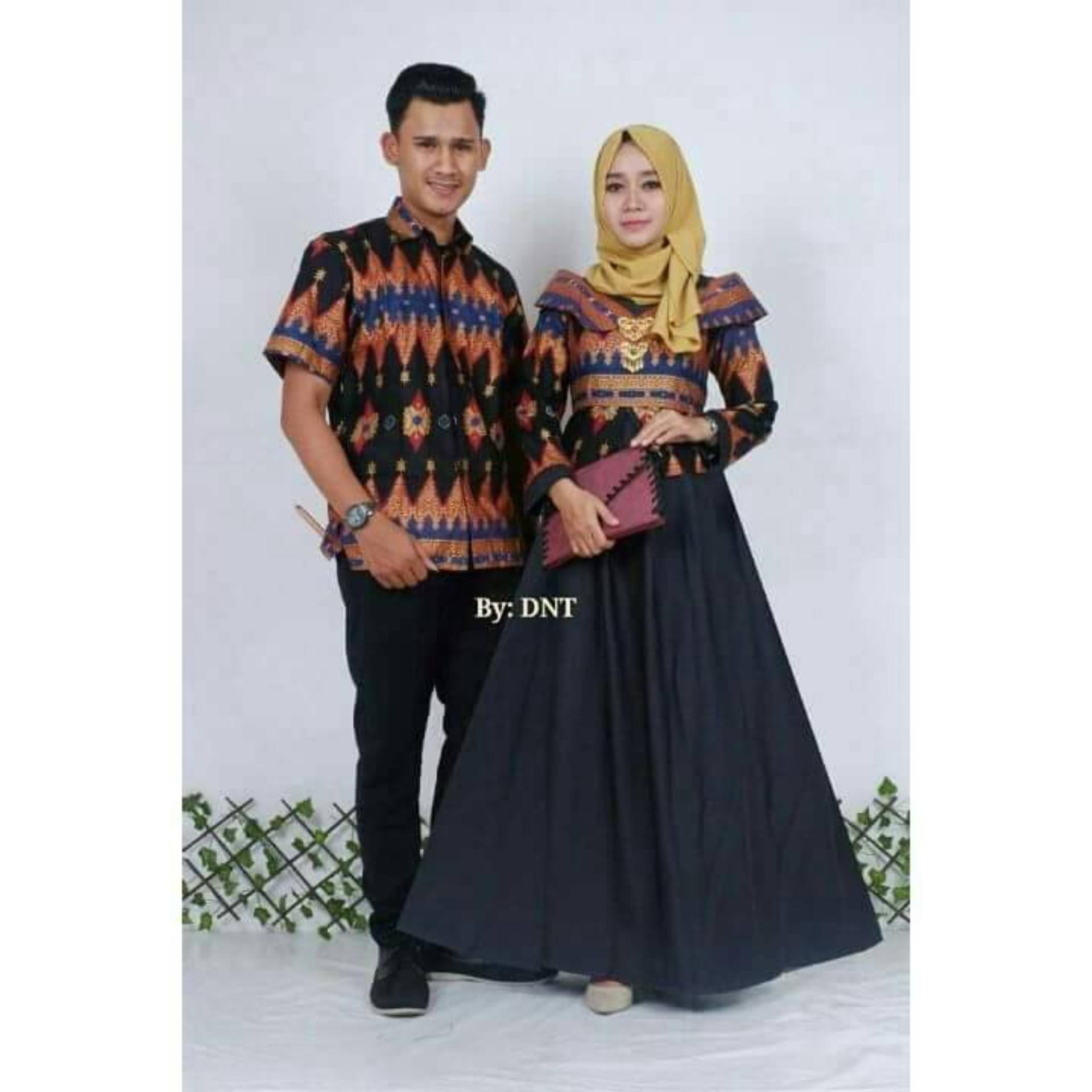 Batik Couple / Baju Batik Sarimbit Princess Jasmine