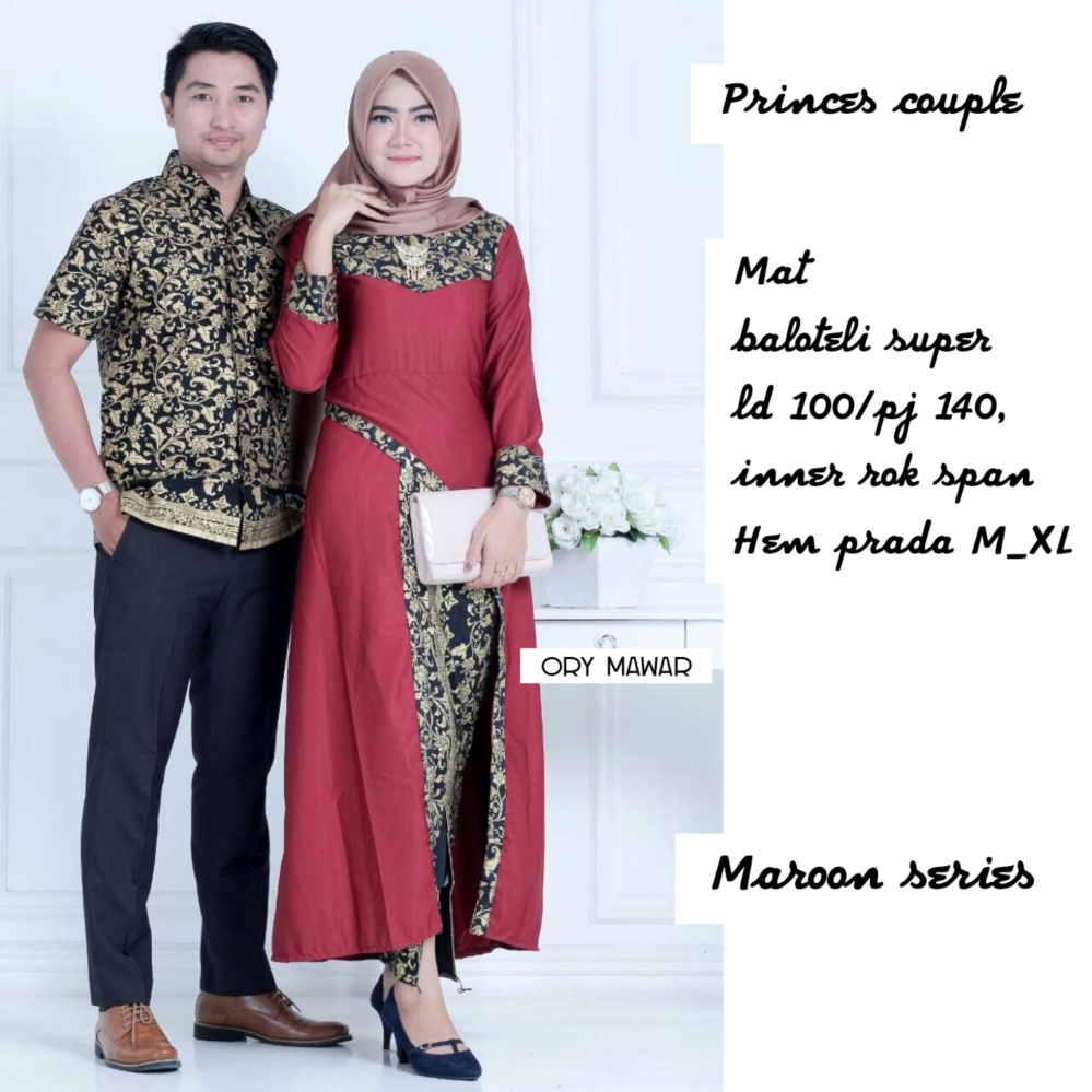LIST HARGA Batik Couple Batik Sarimbit  Princess Couple 