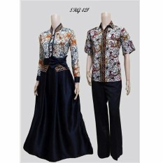 TERMURAH – Baju Batik Couple - Kebaya Couple Modern - Couple Batik – Batik Sarimbit - Baju Gamis Wanita Terbaru - Batik Kondangan - SRG 421