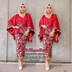 BAJU BATIK DRESS RNB HAZANA BATWING