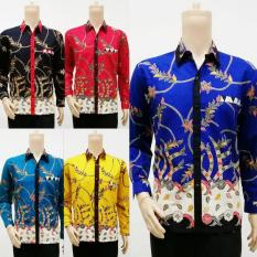 Baju Batik Kemeja Batik Pria Lengan Panjang Modern - Naura Madura Series