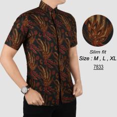 Baju Batik Modern Kemeja Pria Slim fit WW45