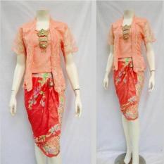 Baju Batik Stelan Rok Dan Blus - Brokat Series Exclusive Batik
