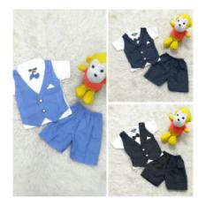 Baju Bayi Setelan Jas/Tuxedo Pesta/Kondangan Anak Laki-Laki Cowok