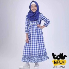 Baju Busana Dress Muslim Gamis Anak Perempuan Cewek Toddler T 3032 TR