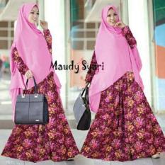 BAJU BUSANA MUSLIM GAMI MAUDY SYARI DUSTY KATUN BERGO NO PAD