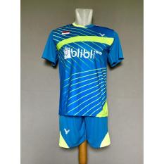 Baju Celana Olahraga Kaos Setelan Badminton Jersey Bulutangkis Victor V24 Benhur