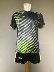 BAJU CELANA OLAHRAGA VOLLEY KAOS JERSEY SETELAN VOLI MIZUNO MZ06 CARCOAL