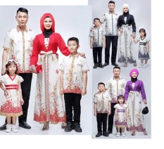 Baju Couple Keluarga Gamis Dress Anak