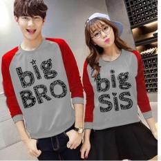 Baju Couple Lengan Panjang / Kaos pasangan / Kopel Big Bro Big Sis