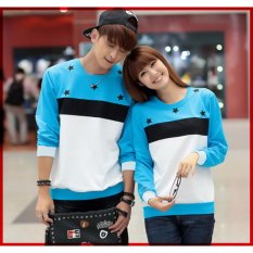 Baju Couple Lengan Panjang / Kaos Pasangan / Kopel Bluestar