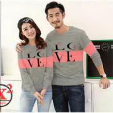 Baju Couple Lengan Panjang / Kaos pasangan / Kopel Love