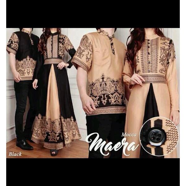 Baju Couple Maera/Sarimbit/Batik Modern/Kebaya Muslim/Trendy/Murah - Sdlq4f