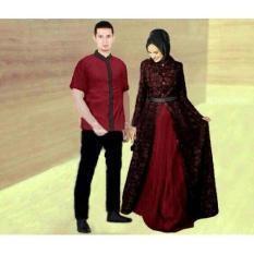 Baju Couple Muslim Terbaru Zahira Batik Sarimbit Modern Seragam Pesta - 8Encap