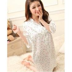Baju Daster Kemeja Tidur Bajutidur Wanita Lingerie Seksi Satin Murah - Eowbcl