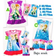 Baju dress anak Frozen