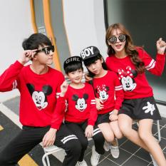 Baju Family Couple / Kaos Pasangan Keluarga 2 Anak Mickey