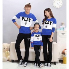 Baju Family Couple Kaos Pasangan Keluarga Kopel Kapel Lengan Panjang