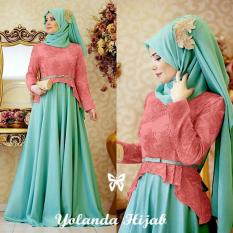 Baju Gamis Muslim Syari Fashionable - Gamis New Yolanda Tosca