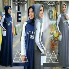 Baju Gamis Sehari Hari / Dress Muslim Lucu Murah / Hijab : Tokyo Maxy