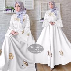 baju gamis syari balloteli kayla hitam premium