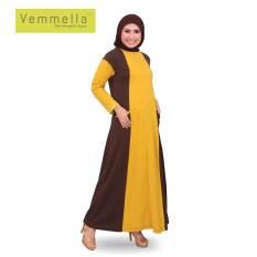 Baju Gamis Vemmella Gemma 01 Kuning / Qirani