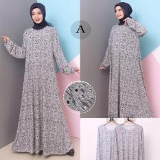 Baju Gamis Wanita Gamis Jumbo 4L Jersey Korea 6736